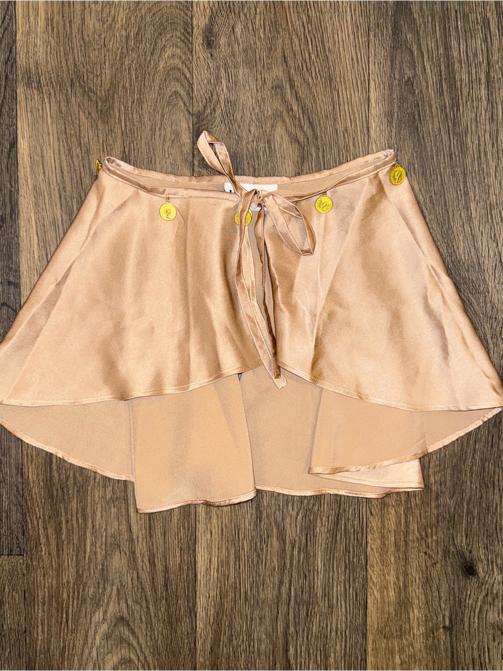 Her Pony The Label Tan Mini Skirt